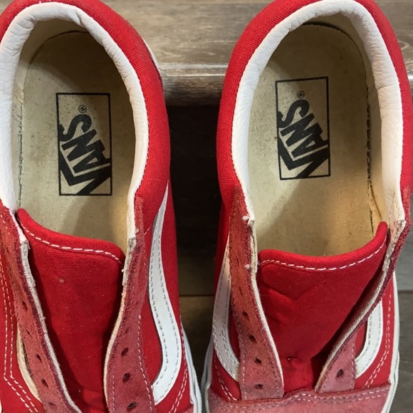 Vans Old Skool Classic Look Woman’s 7 Red 500714 - Picture 6 of 7